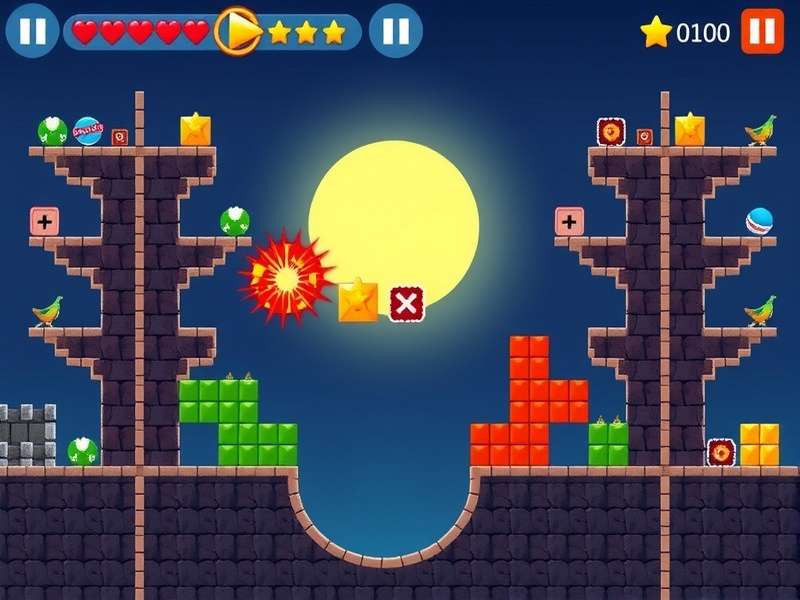 Block Blast gameplay screenshot showing colorful blocks on a grid