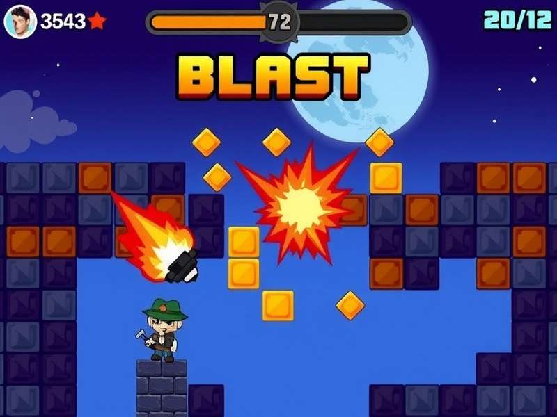 Block Blast Gameplay Screenshot showing colorful blocks and high score