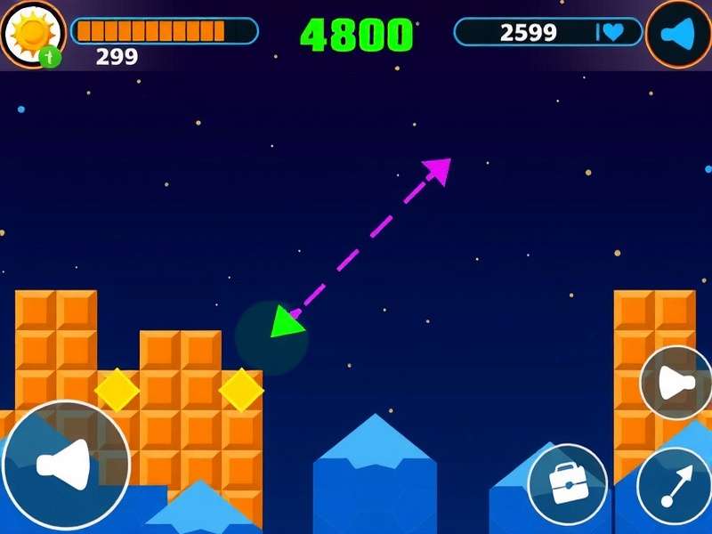Block Blast Game Interface on iPhone Screen