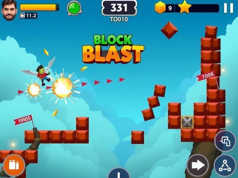 Block Blast Game Screenshot - Colorful Puzzle Blocks
