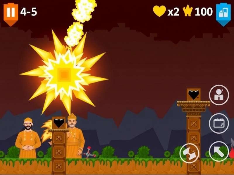 Block Blast Game running on PC with colorful blocks