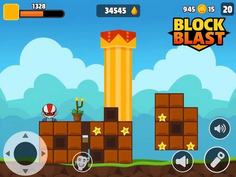 Block Blast version 6.4.5 gameplay screenshot showing new puzzle modes