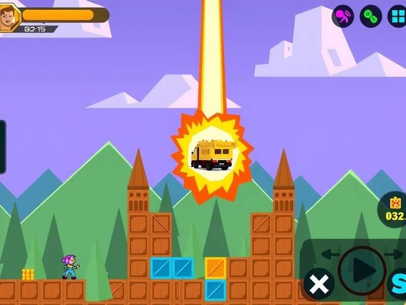 Block Blast Game Interface showing colorful blocks and score counter