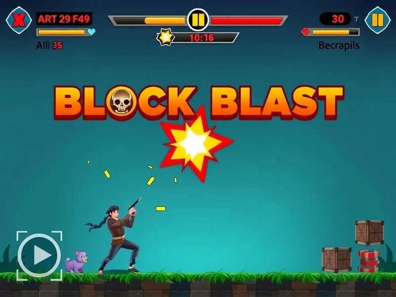Block Blast game interface on multiple screens