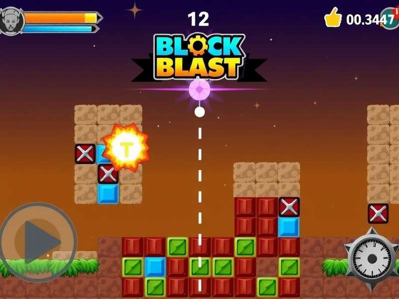 Block Blast Game Interface on Google Play