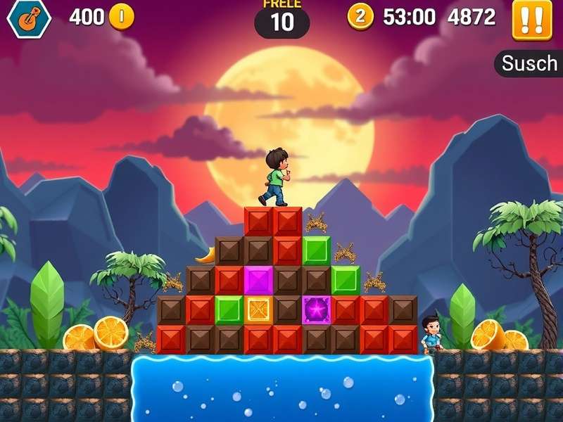 Block Blast Game Free Poki gameplay screenshot showing colorful blocks and grid