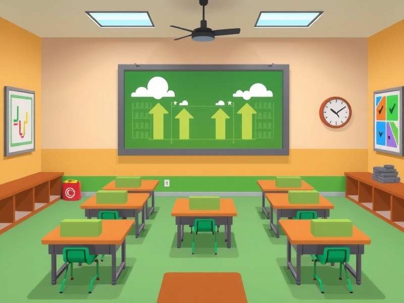 Block Blast Game Interface on a Tablet in a Classroom Setting