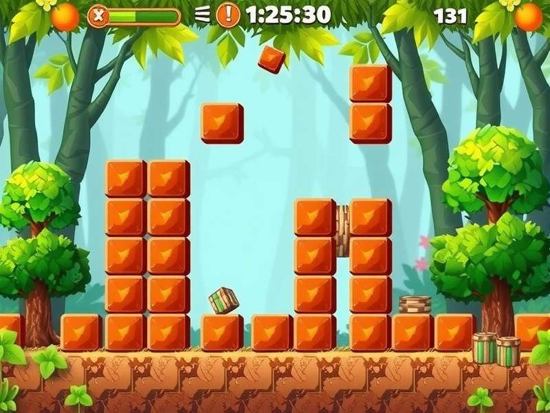 A smartphone displaying the Block Blast game interface with colorful blocks