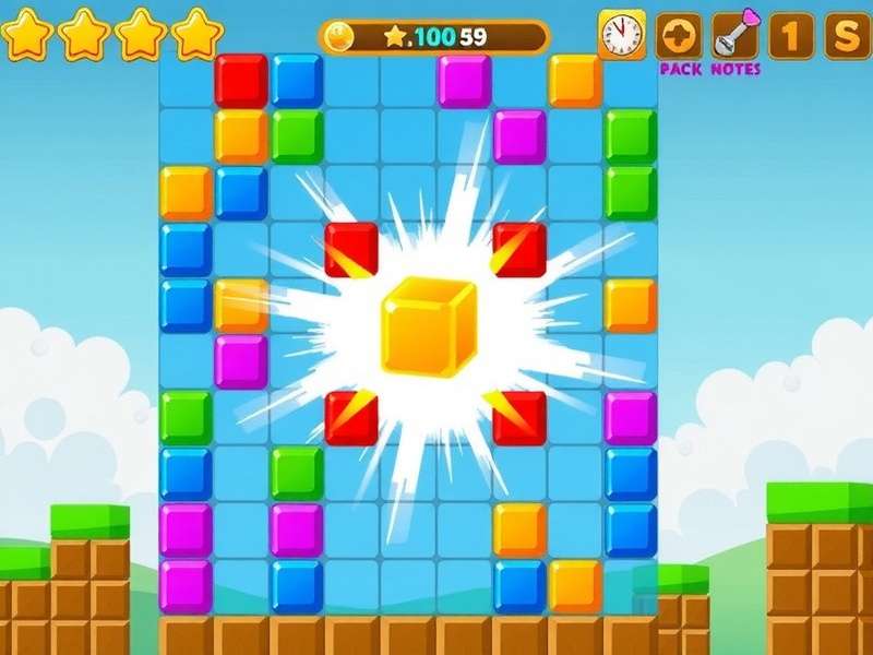 Block Blast strategy diagram showing optimal block placement patterns