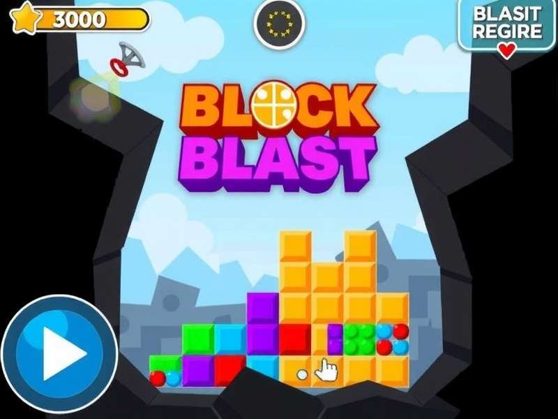 Block Blast Gameplay on Mobile Screen