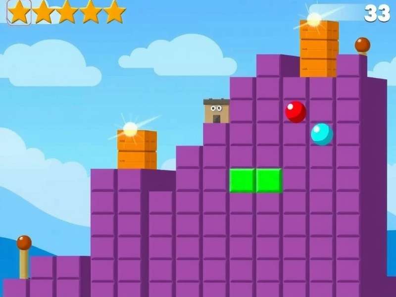 Block Blast gameplay on mobile device showing colorful blocks