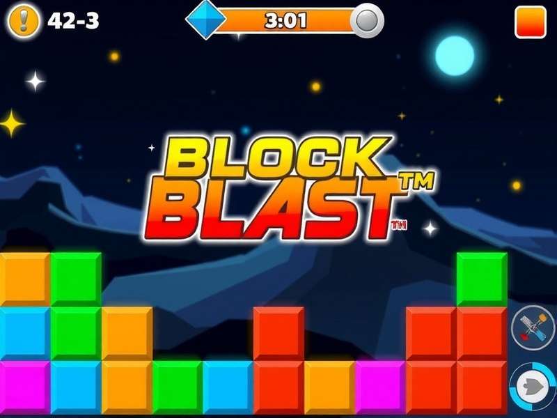 Block Blast Gameplay on Computer Screen