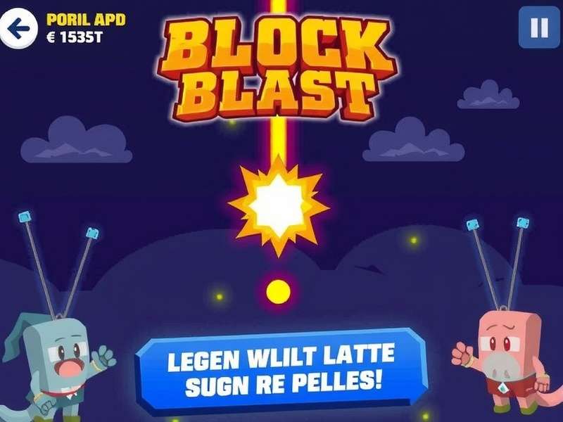 Block Blast Gameplay Screenshot showing colorful blocks and high score
