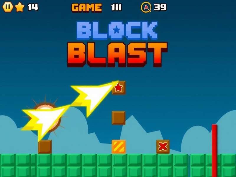 Block Blast Gameplay on Mobile Screen