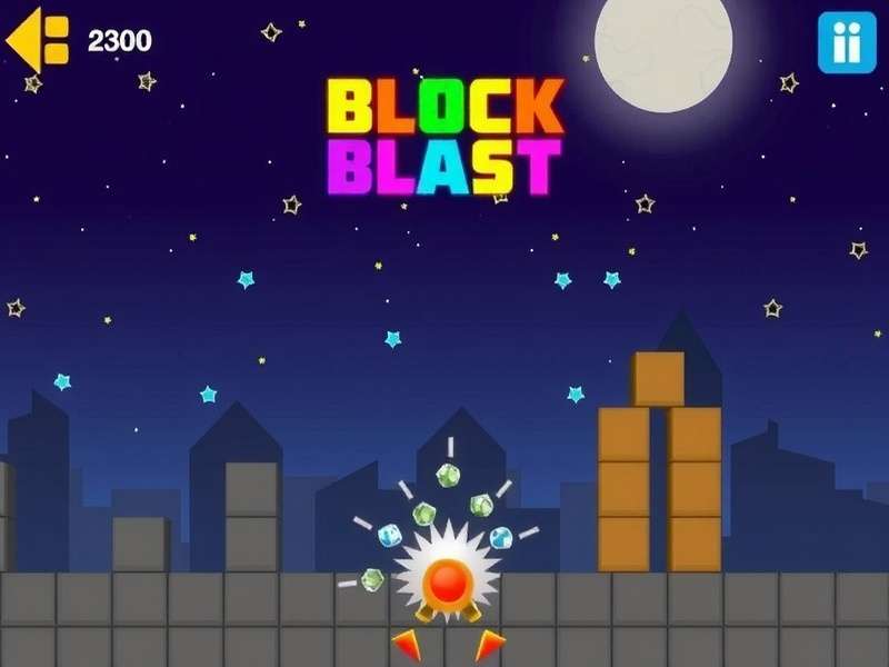 Block Blast Gameplay on PC Screen showing colorful blocks on a grid