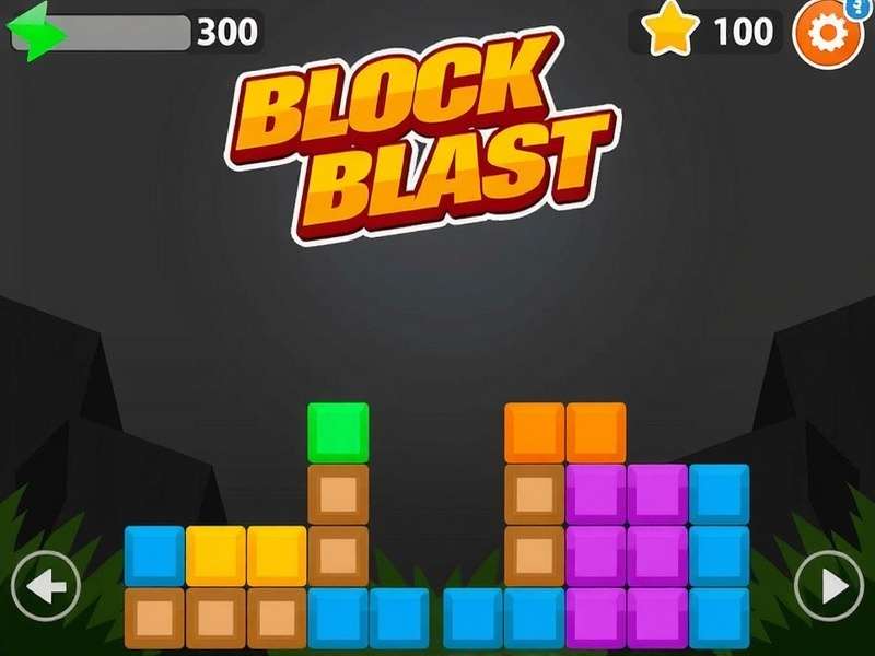 Block Blast Gameplay on Mobile Screen