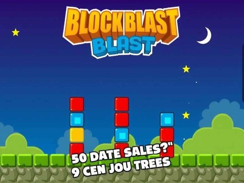 Block Blast Gameplay Screenshot showing colorful blocks and high score