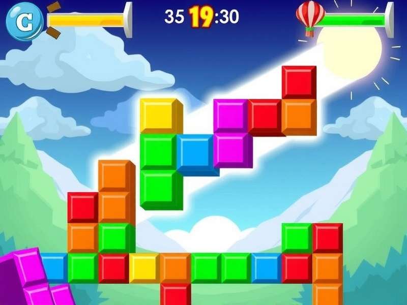Block Blast Game Cool Math gameplay screenshot