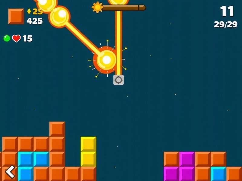 Block Blast high score gameplay screen showing complex block patterns