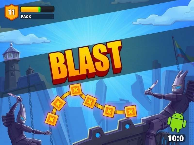 Block Blast Gg gameplay interface on a mobile device showing colorful blocks