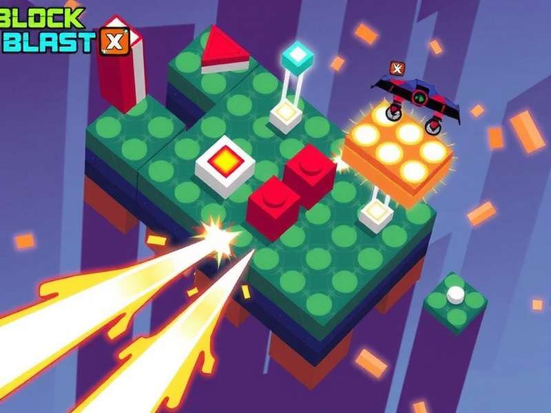 Block Blast gameplay screenshot on a mobile phone