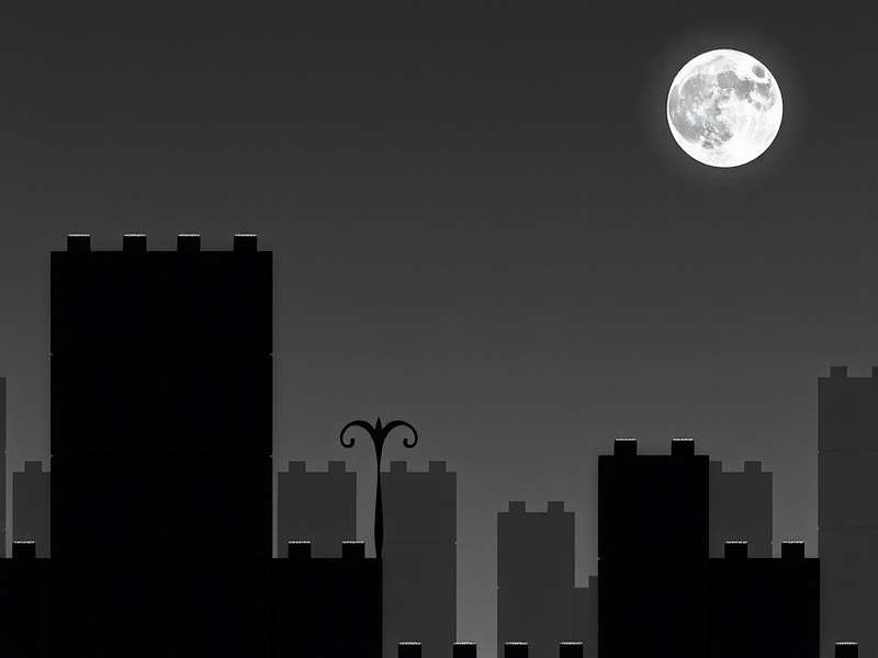 Gameplay screenshot of Block Blast's Bloc Black mode showing high-score combo