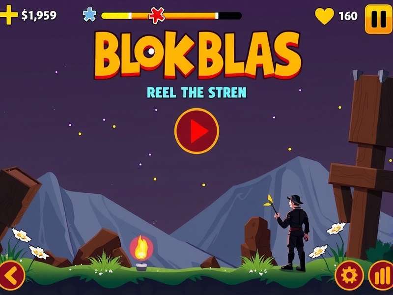 Block Blast gameplay on a mobile phone in an Indian setting