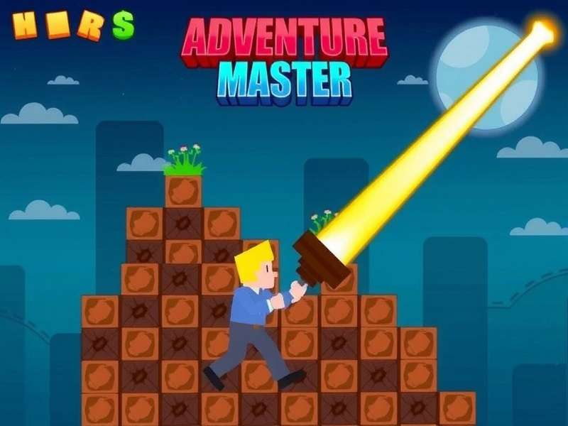 Block Blast Adventure Master gameplay screenshot showing colorful puzzle blocks and adventure map