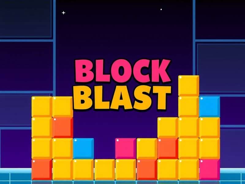 Cool Math Games Block Blast gameplay screenshot showing colorful blocks and puzzle grid