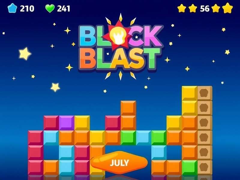 Block Blast Classic block puzzle game gameplay on mobile screen