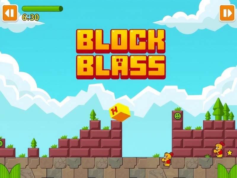Block Blast game board showing colorful blocks and strategic gameplay interface