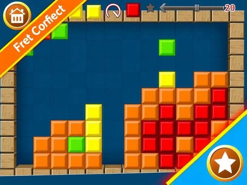 Free App Block Blast gameplay screenshot showing colorful blocks on a grid – India's favourite puzzle game