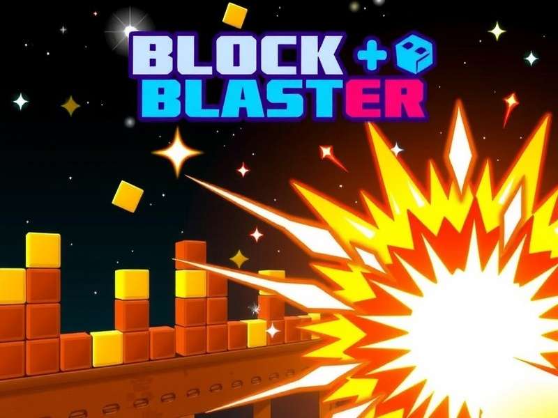 Block Blaster Gratuit gameplay screenshot showing colorful blocks on a game board